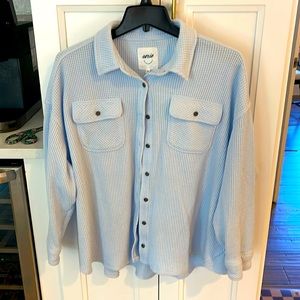 Aerie lumber Jane  waffle shirt. Oversized S great condition